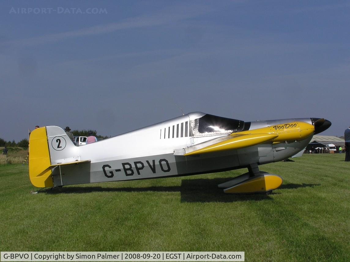 G-BPVO, 1973 Cassutt IIIM Racer C/N DG1, Cassutt Racer at the Elmsett Open Day