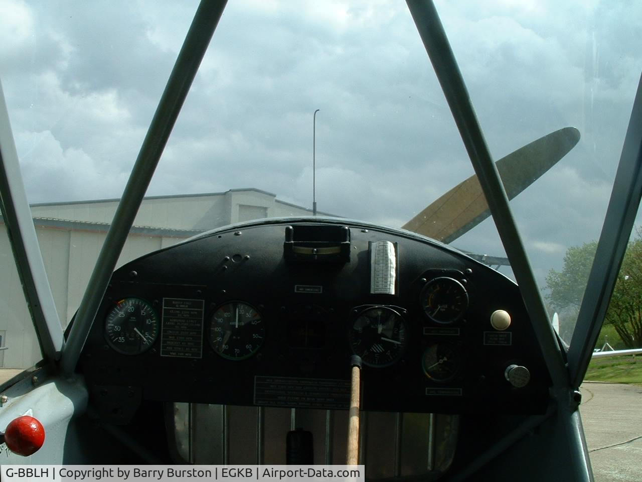 G-BBLH, 1943 Piper J3C-65 Cub Cub C/N 10549, View inside the cockit