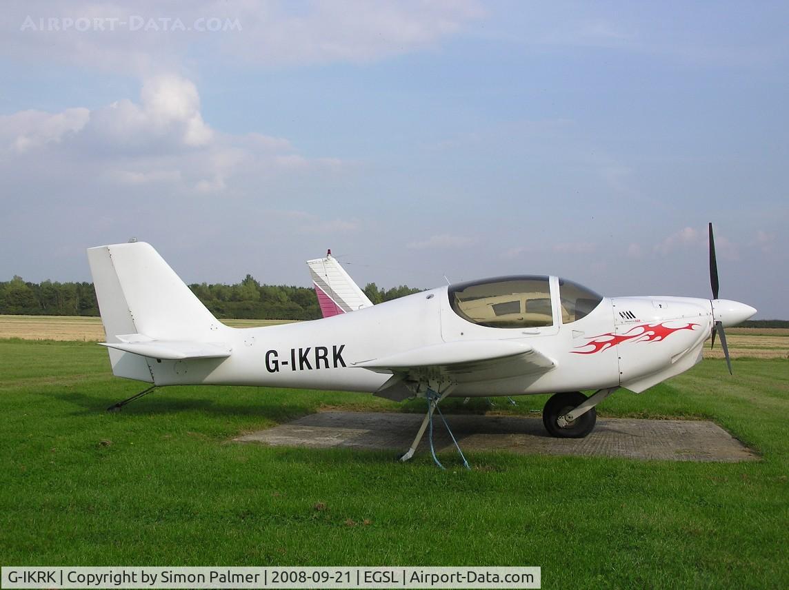 G-IKRK, 2002 Europa XS Monowheel C/N PFA 247-12903, Europa at Andrewsfield airfield in Essex