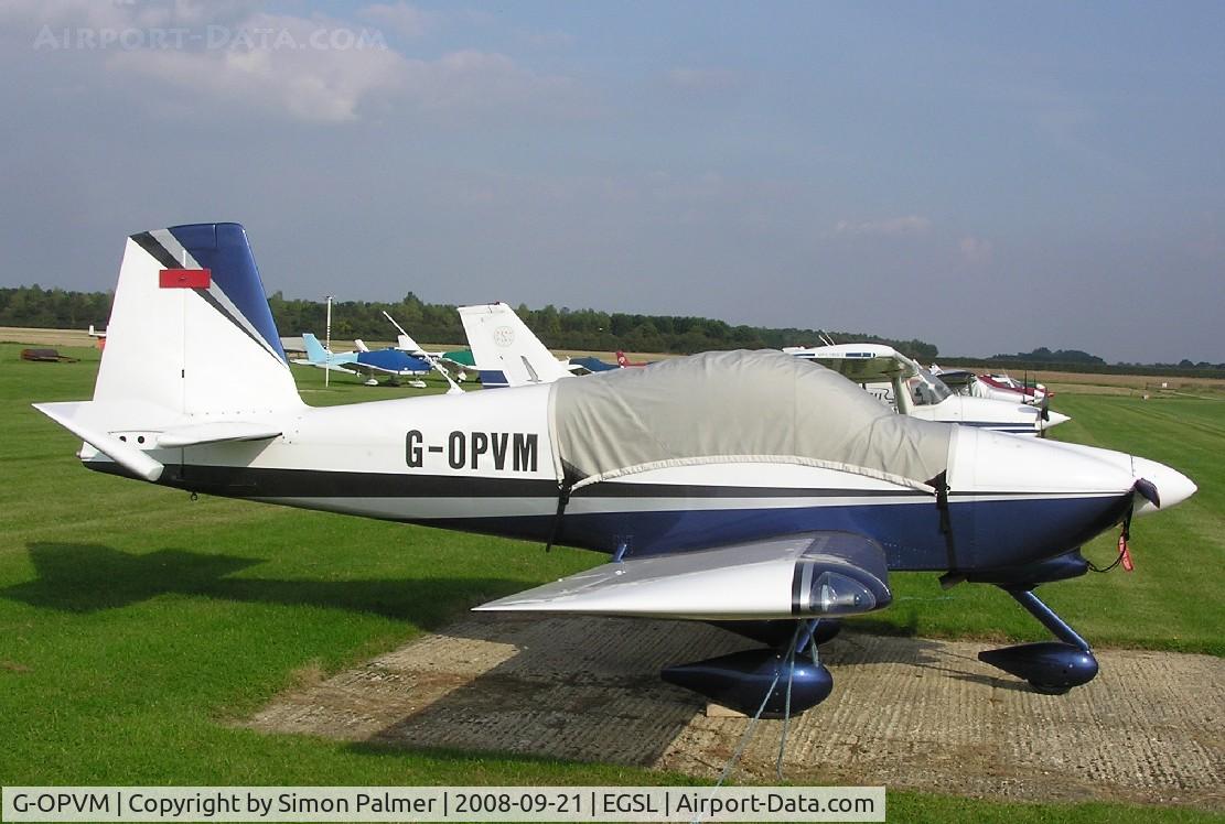 G-OPVM, 2005 Vans RV-9A C/N PFA 320-14351, RV-9A at Andrewsfield