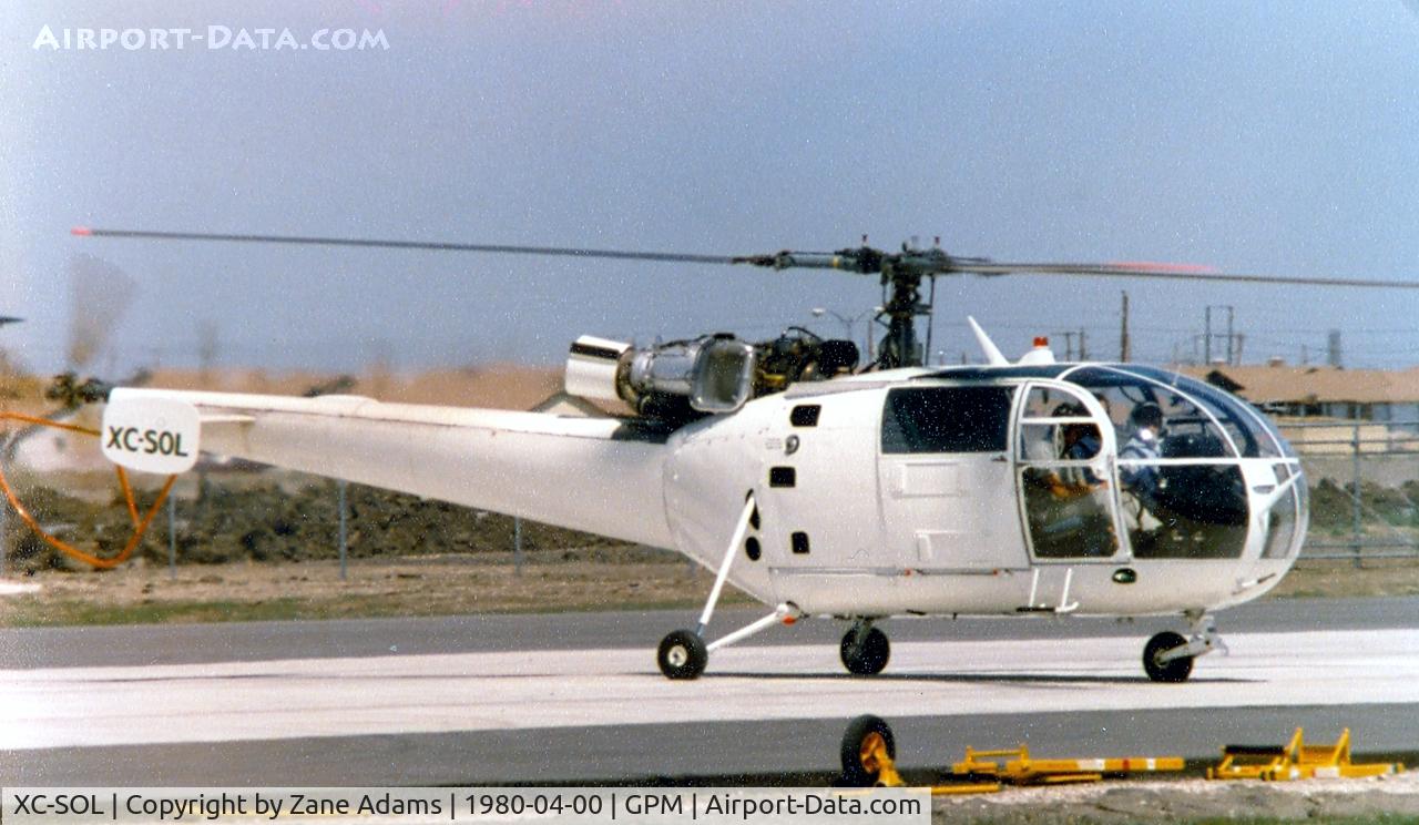 XC-SOL, Aerospatiale SA-319 Alouette III C/N Not found XC-SOL, At Grand Prairie Municipal