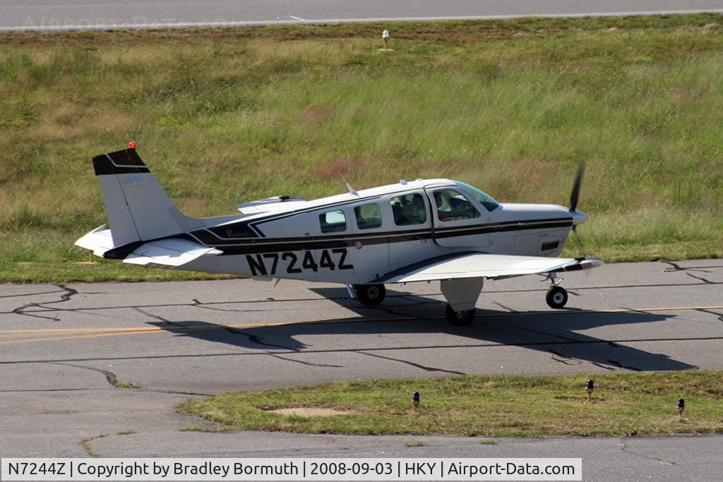 N7244Z, 1985 Beech A36 Bonanza 36 C/N E-2264, A great day to take pictures.