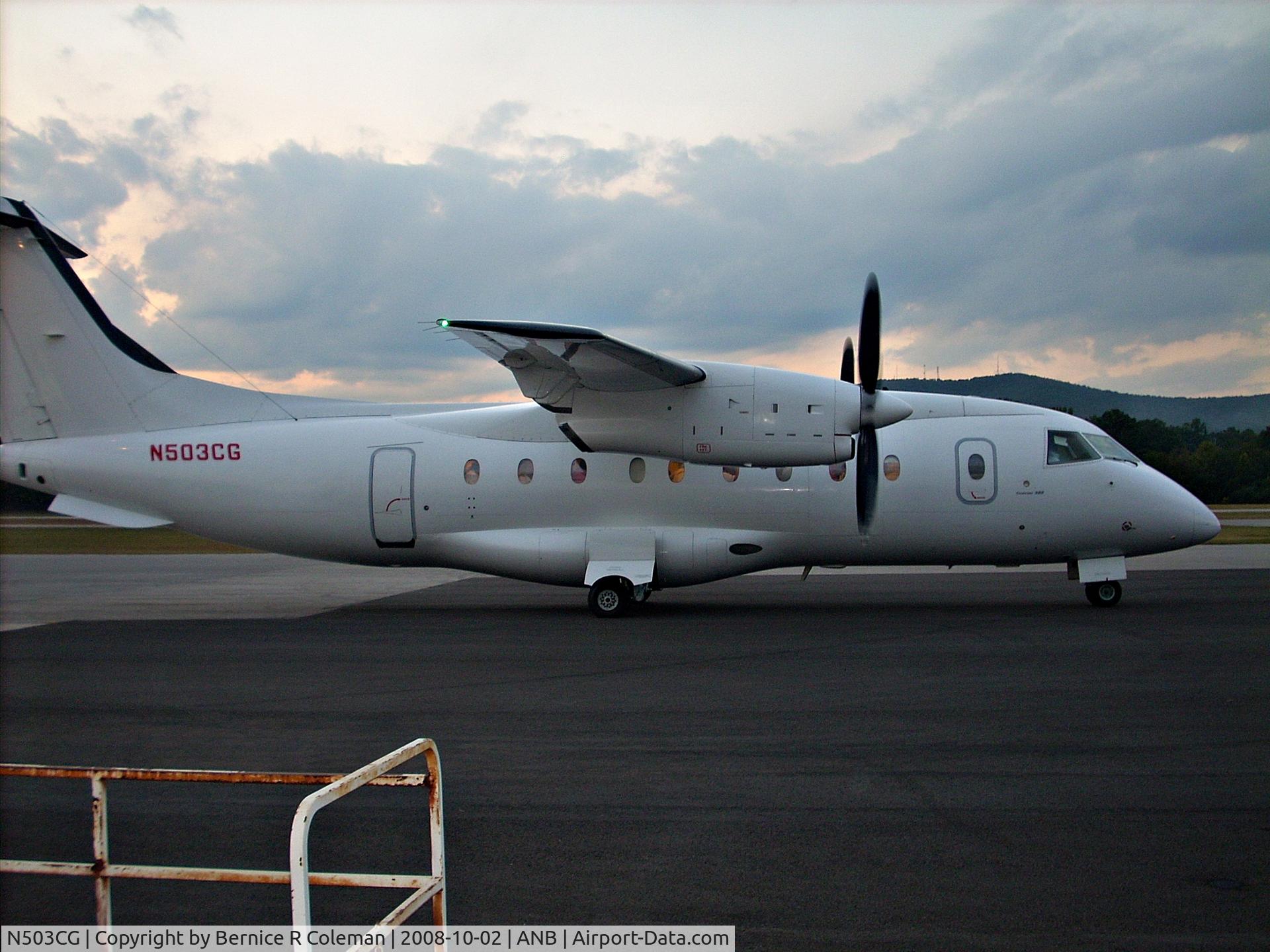 N503CG, 1997 Dornier 328-100 C/N 3086, Arrival at Anniston Aviation, 100208