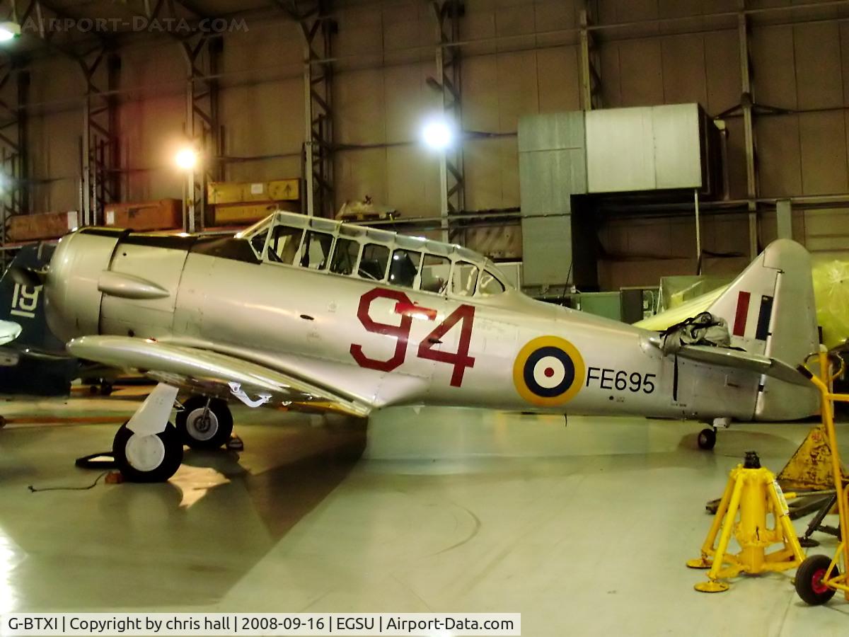 G-BTXI, 1942 Noorduyn AT-16 Harvard IIB C/N 14-429, wearing the reg.no. FE695