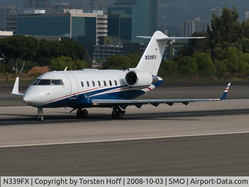N339FX, 2007 Bombardier Challenger 605 (CL-600-2B16) C/N 5719, N339FX departing on RWY 21