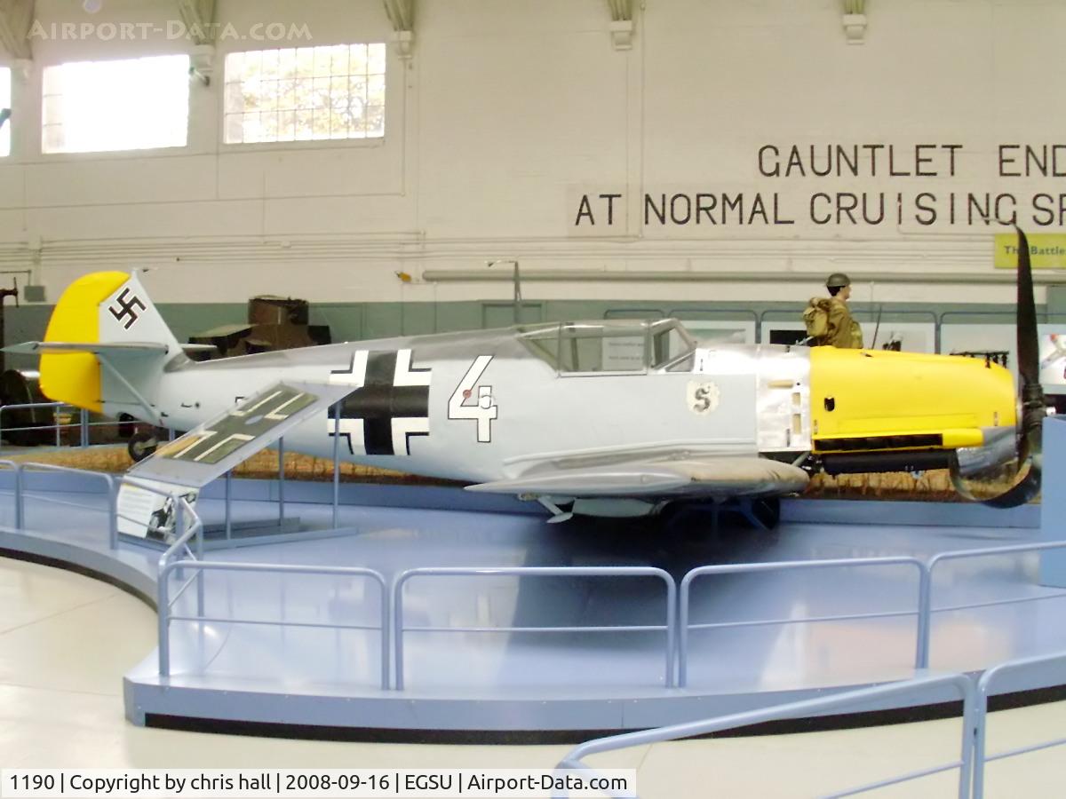1190, Messerschmitt Bf-109E-3 C/N 1190, Messerschmitt Bf-109E-3