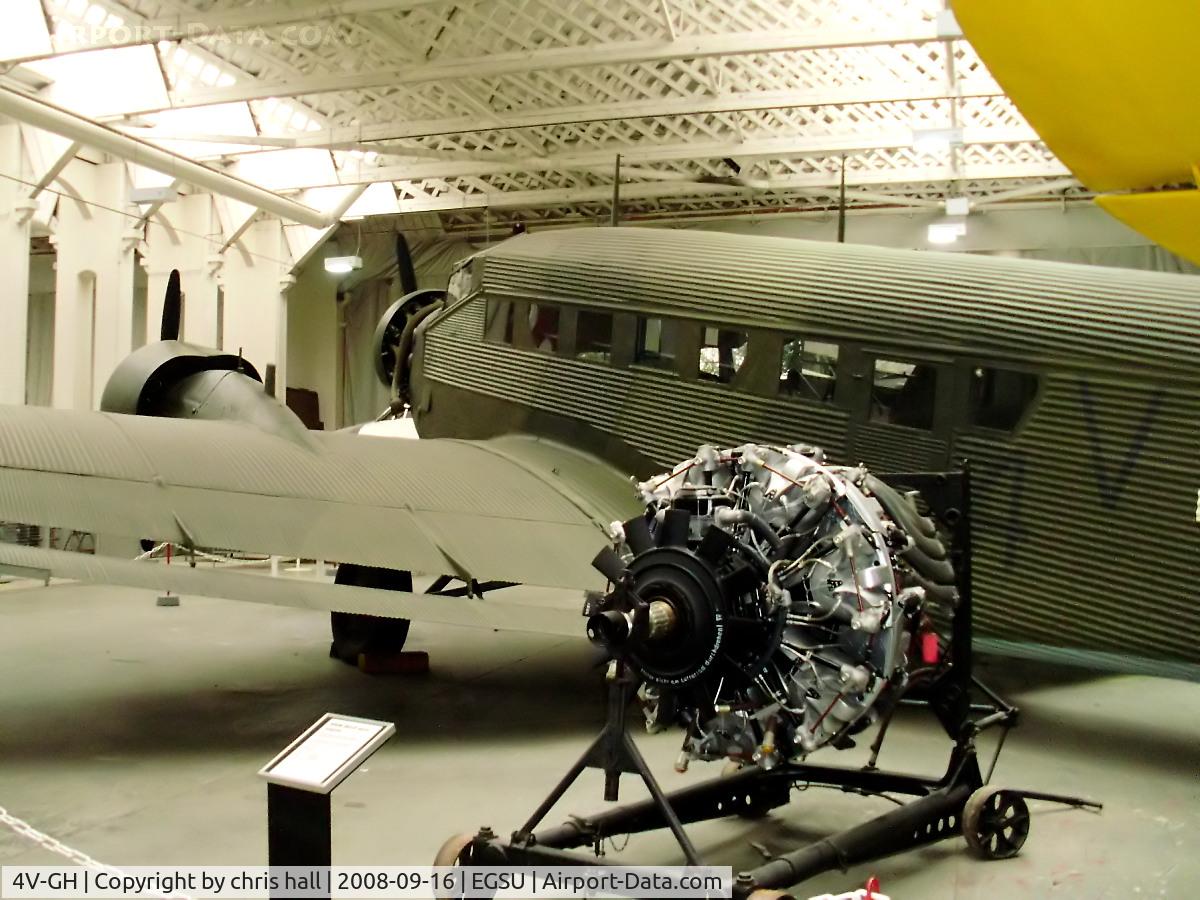 4V-GH, 1946 Junkers (AAC) AAC-1 Toucan (Ju-52) C/N 48, displayed at the IWM Duxford