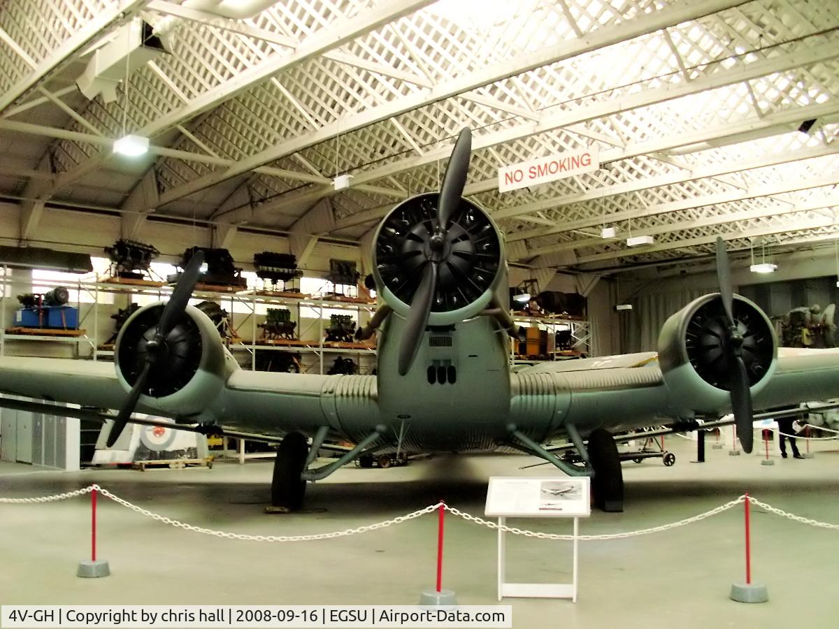 4V-GH, 1946 Junkers (AAC) AAC-1 Toucan (Ju-52) C/N 48, displayed at the IWM Duxford