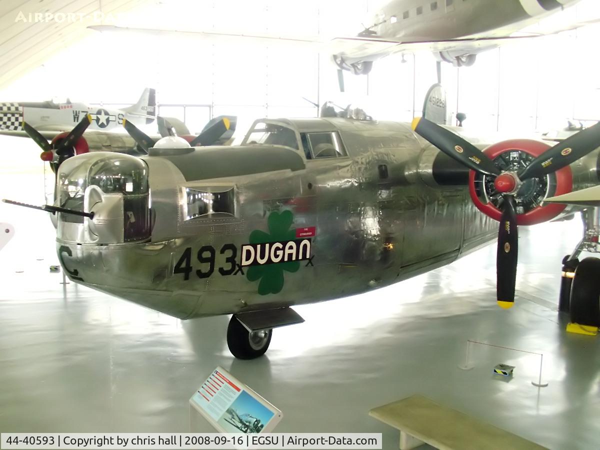 44-40593, Consolidated B-24M Liberator C/N 6083, displayed at the American Air Museum, Duxford