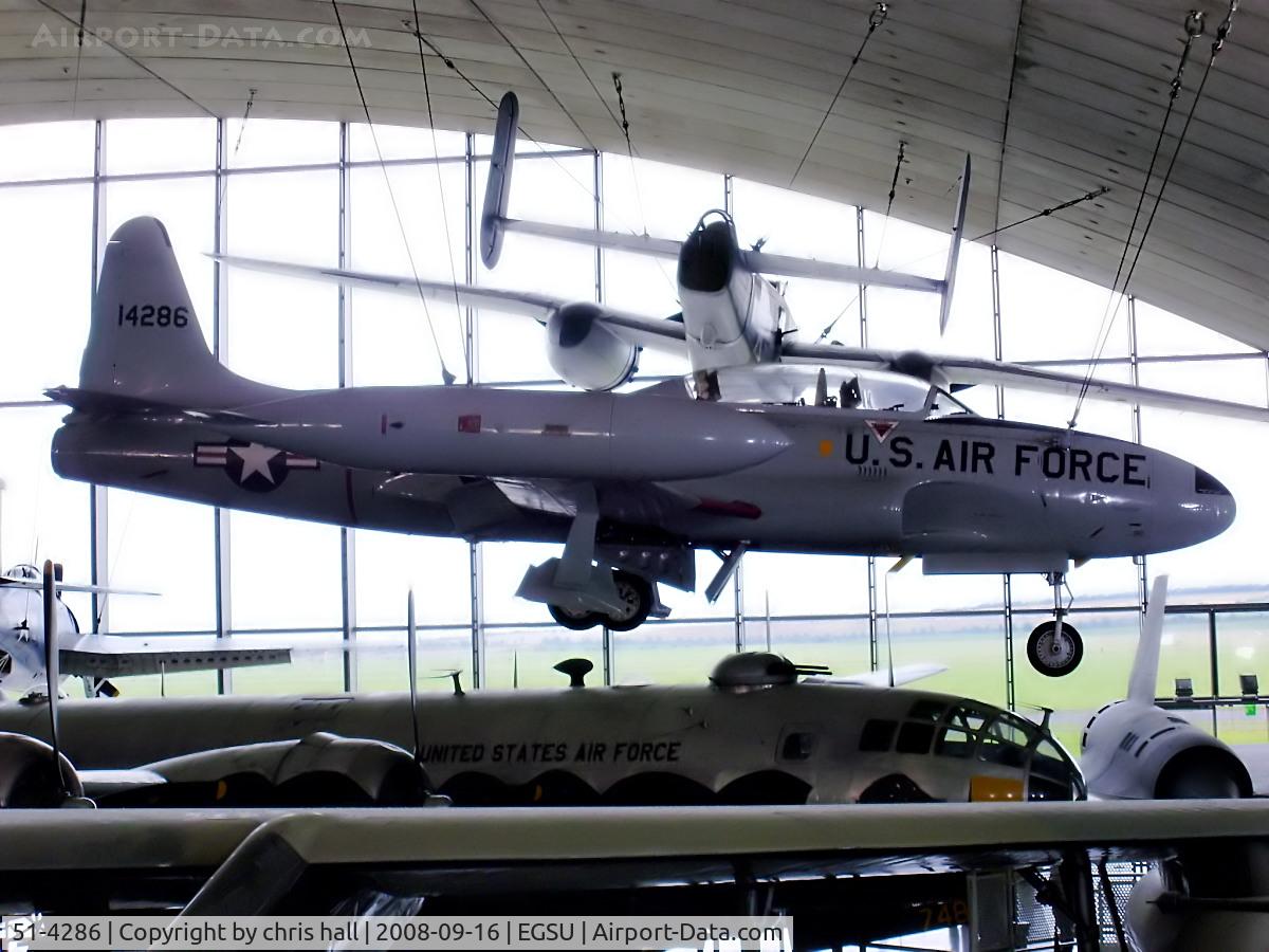 51-4286, 1951 Lockheed T-33A Shooting Star C/N 580-5581, Preserved in the American Air Museum, Duxford