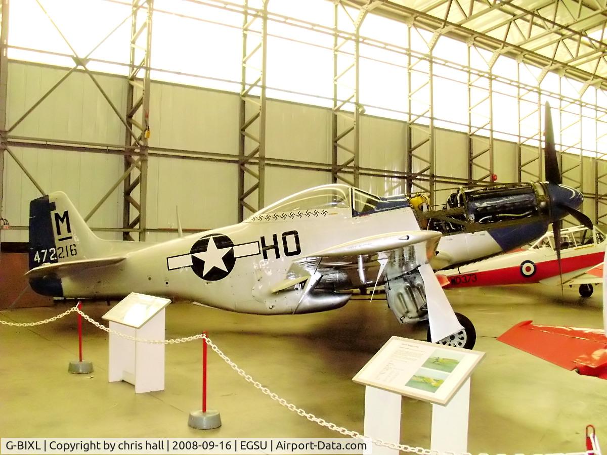 G-BIXL, 1944 North American P-51D Mustang C/N 122-38675, carring the markings 472216 / HO-M