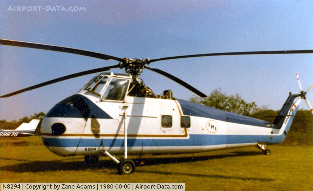 N8294, Sikorsky S-58E C/N 581105, At the former Mangham Airport, North Richland Hills, TX