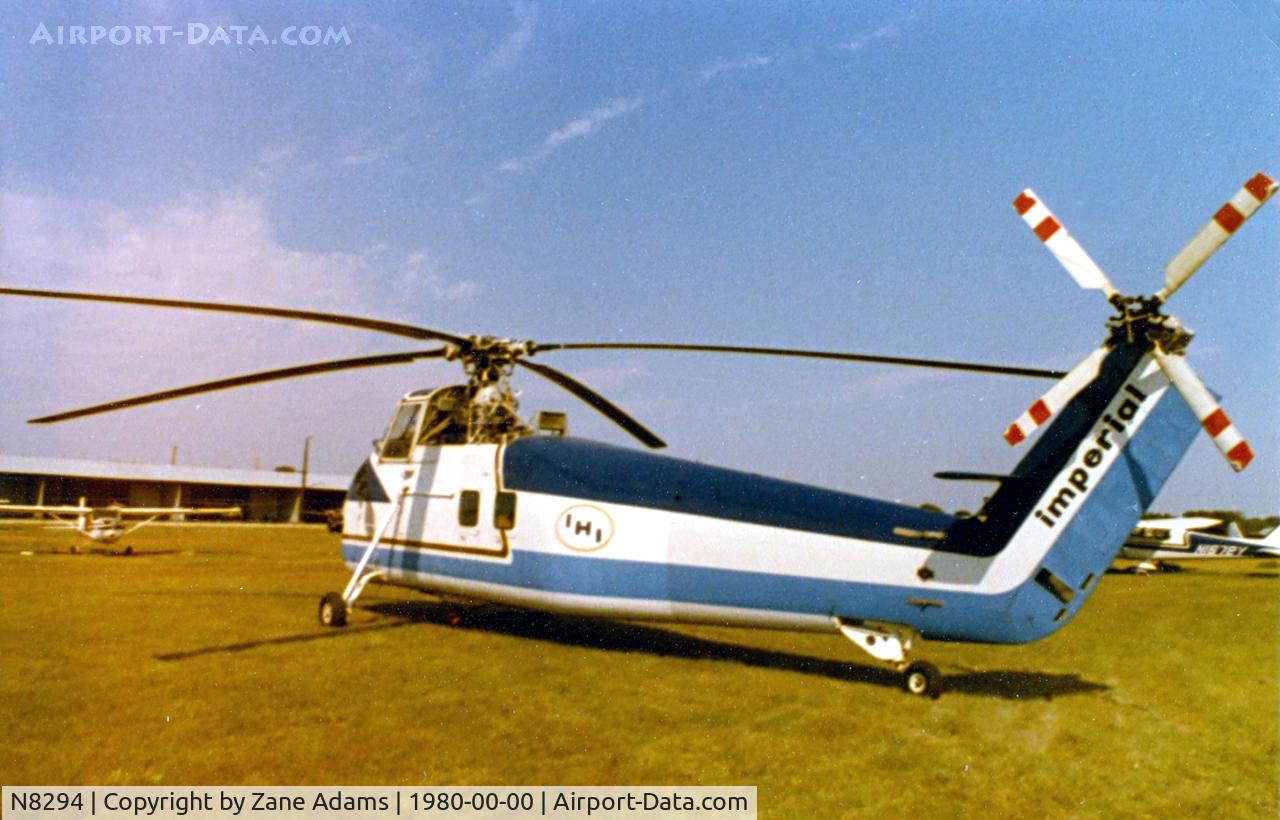 N8294, Sikorsky S-58E C/N 581105, At the former Mangham Airport, North Richland Hills, TX