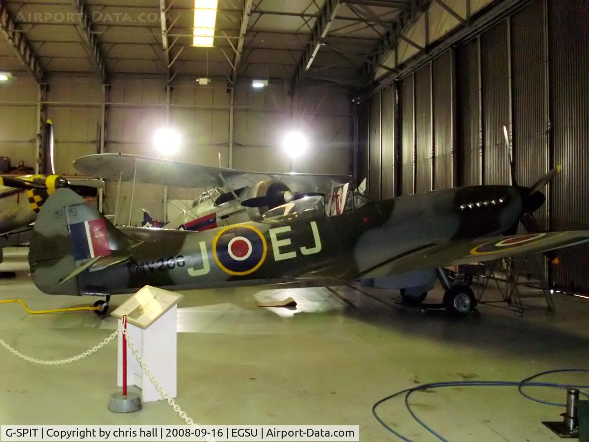 G-SPIT, 1944 Supermarine 379 Spitfire FR.XIV C/N 6S/649205, wearing the reg.no. MV268 / JE-J