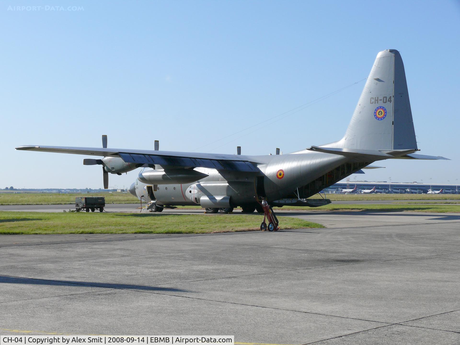 CH-04, 1972 Lockheed C-130H Hercules C/N 382-4467, Lockheed C-130H Hercules CH-04 Belgian Air Component