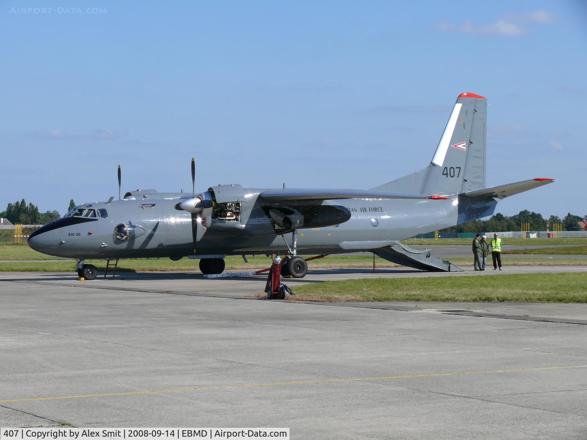407, Antonov An-26 C/N 57303407, Antonov An26 Curl 407 Hungarian Air Force