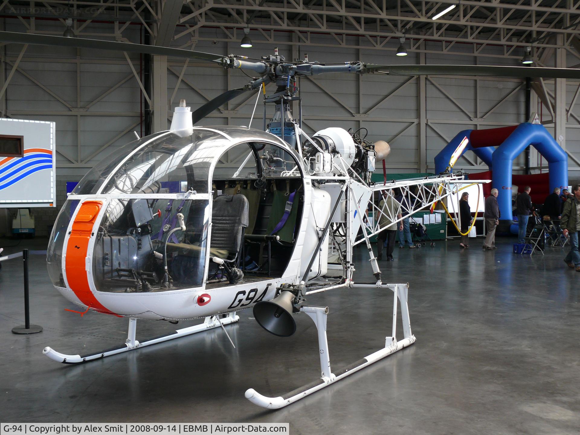 G-94, 1969 Sud Aviation SA-318C Alouette II C/N 2102, Sud Aviation SA318C Alouette II G-94 Belgian Police