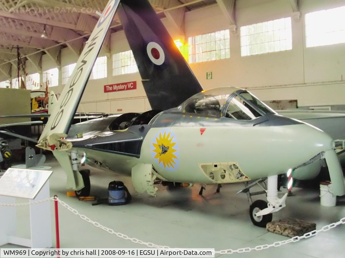 WM969, 1954 Hawker Sea Hawk FB.5 C/N 6007, at the IWM Duxford