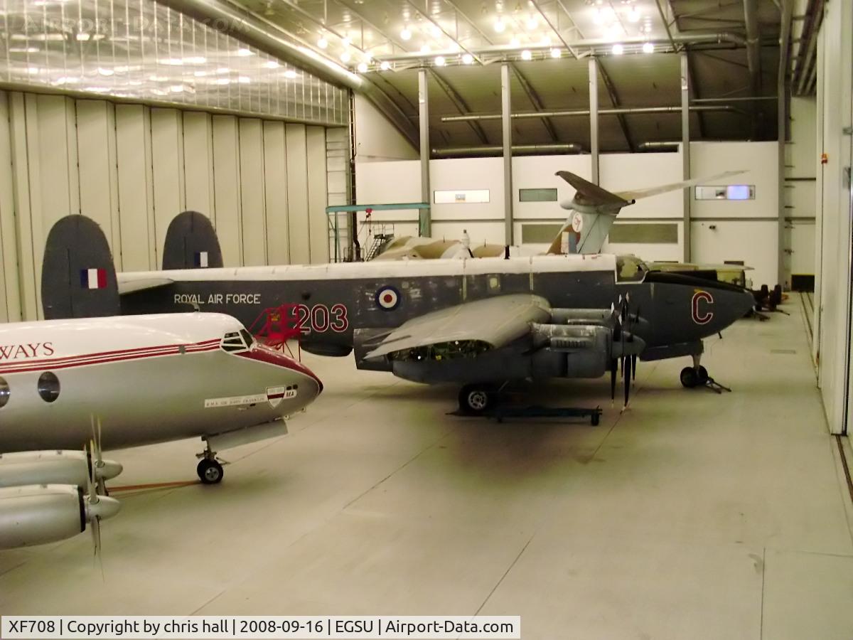 XF708, Avro 716 Shackleton MR.3/3 C/N Not found XF708, Preserved at the IWM Duxford
