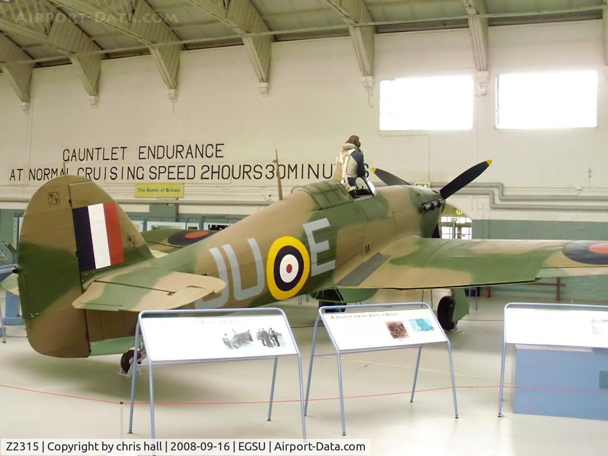 Z2315, Hawker Hurricane IIB C/N Not found Z2315, at the IWM Duxford