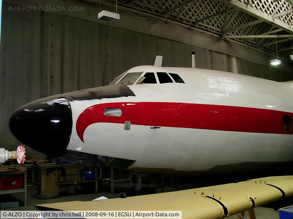 G-ALZO, 1950 Airspeed AS57 Ambassador 2 C/N 5226, the only surviving Ambassador in the world under restoration at Duxford