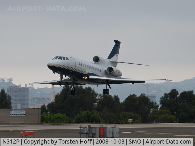 N312P, 2000 Dassault Falcon 900EX C/N 67, N312P arriving on RWY 21