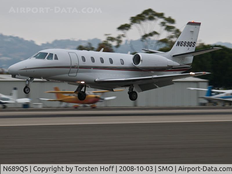 N689QS, 2006 Cessna 560XLS Citation Excel C/N 560-5659, N689QS arriving on RWY 21