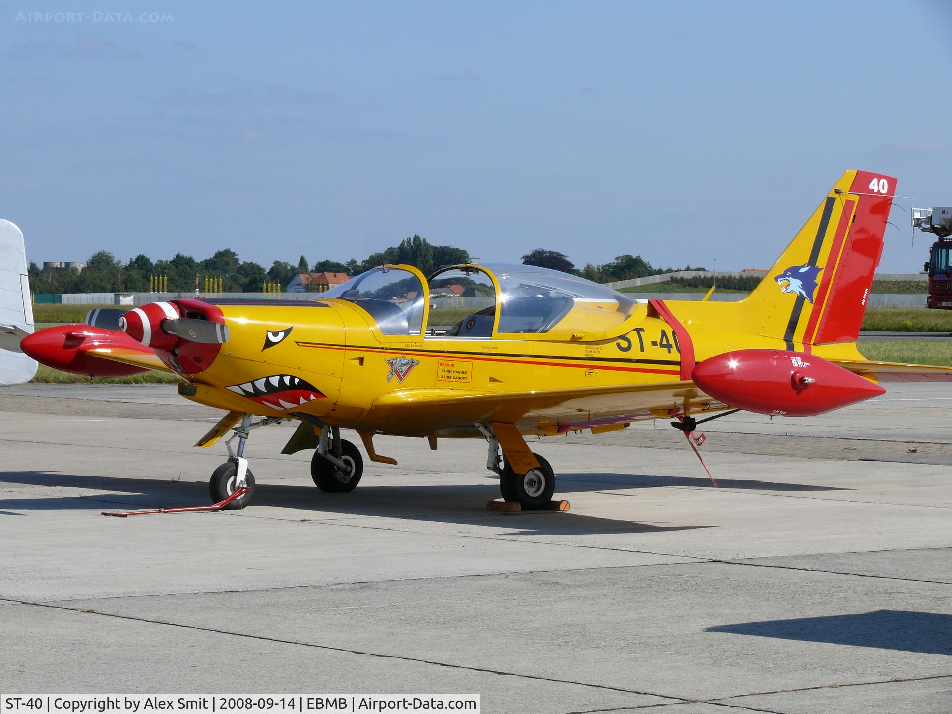 ST-40, 1992 SIAI-Marchetti SF-260D C/N 840, Siai Marchetti SF260D ST-40 Belgian Air Component