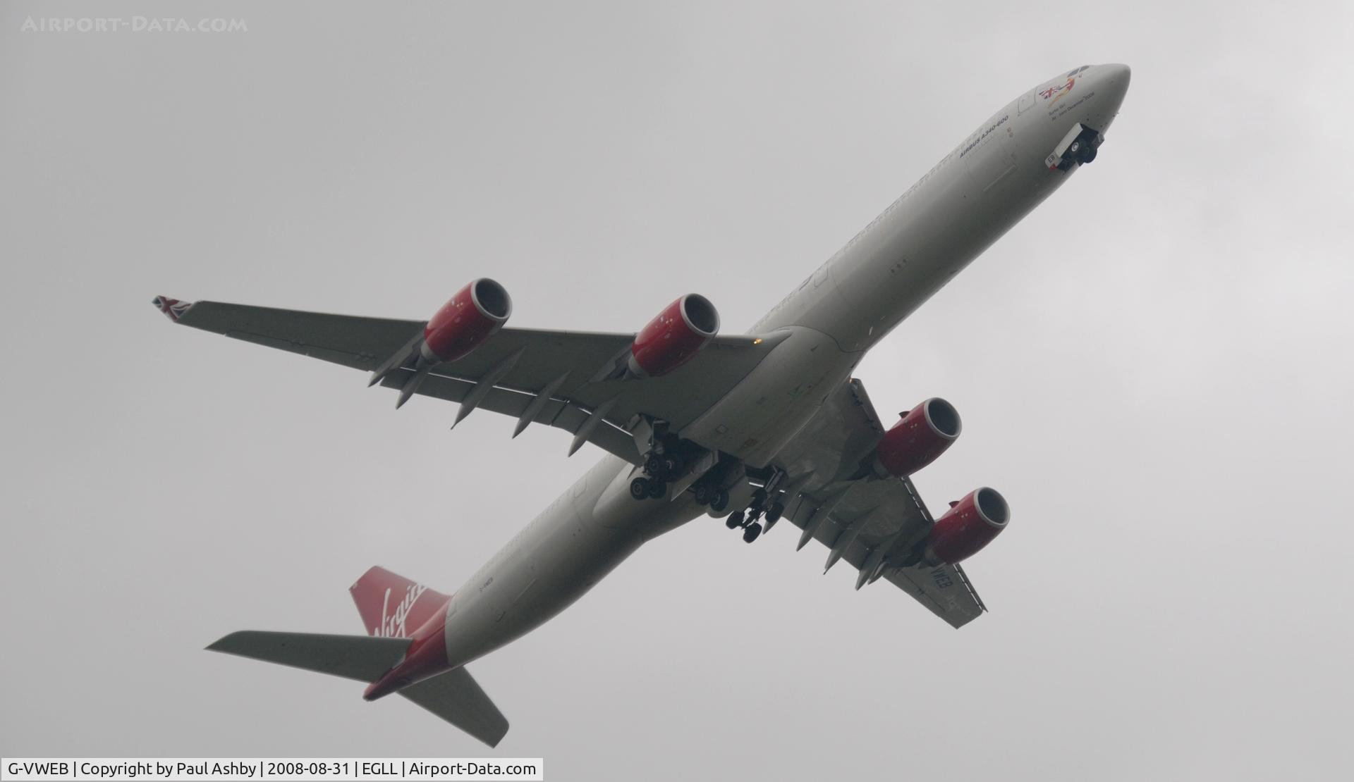 G-VWEB, 2006 Airbus A340-642 C/N 787, Airbus Sas AIRBUS A340-642