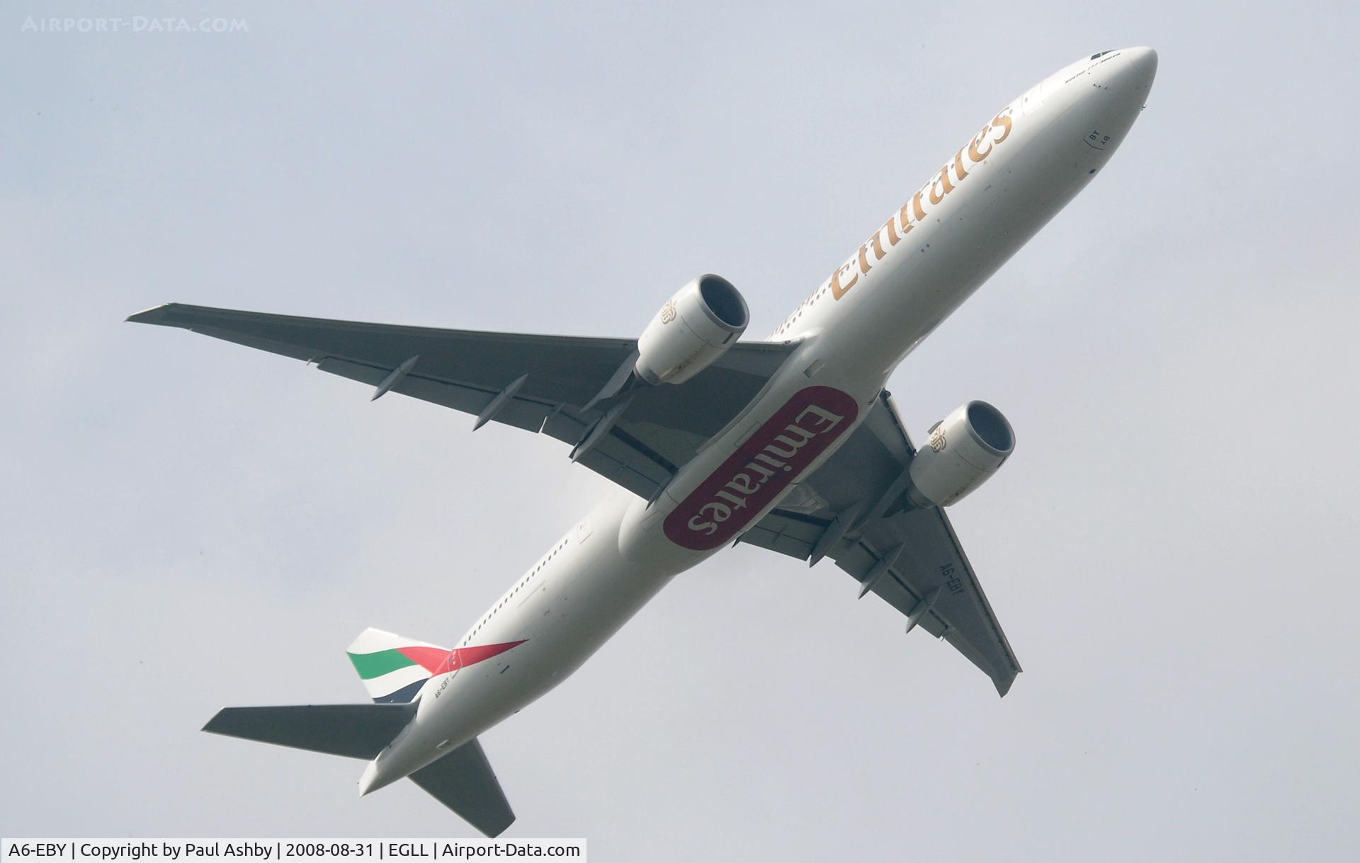 A6-EBY, 2007 Boeing 777-36N/ER C/N 33864, Boeing 777-36NER