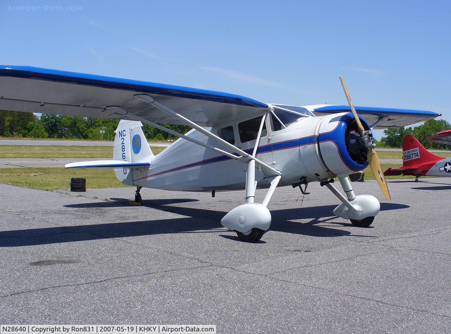 N28640, 1940 Fairchild 24W-40 C/N W40-160, Hickory Fly-In