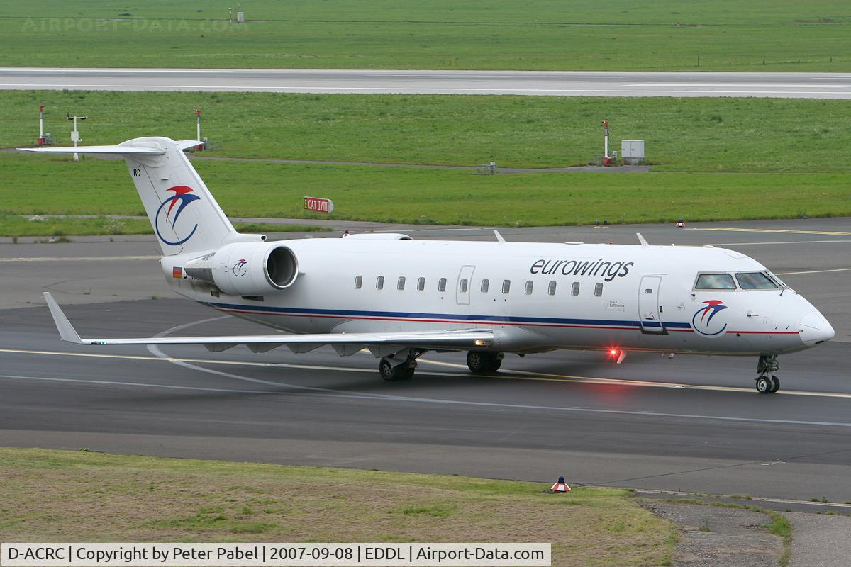 D-ACRC, 2001 Canadair CRJ-200ER (CL-600-2B19) C/N 7573, DUS Trip