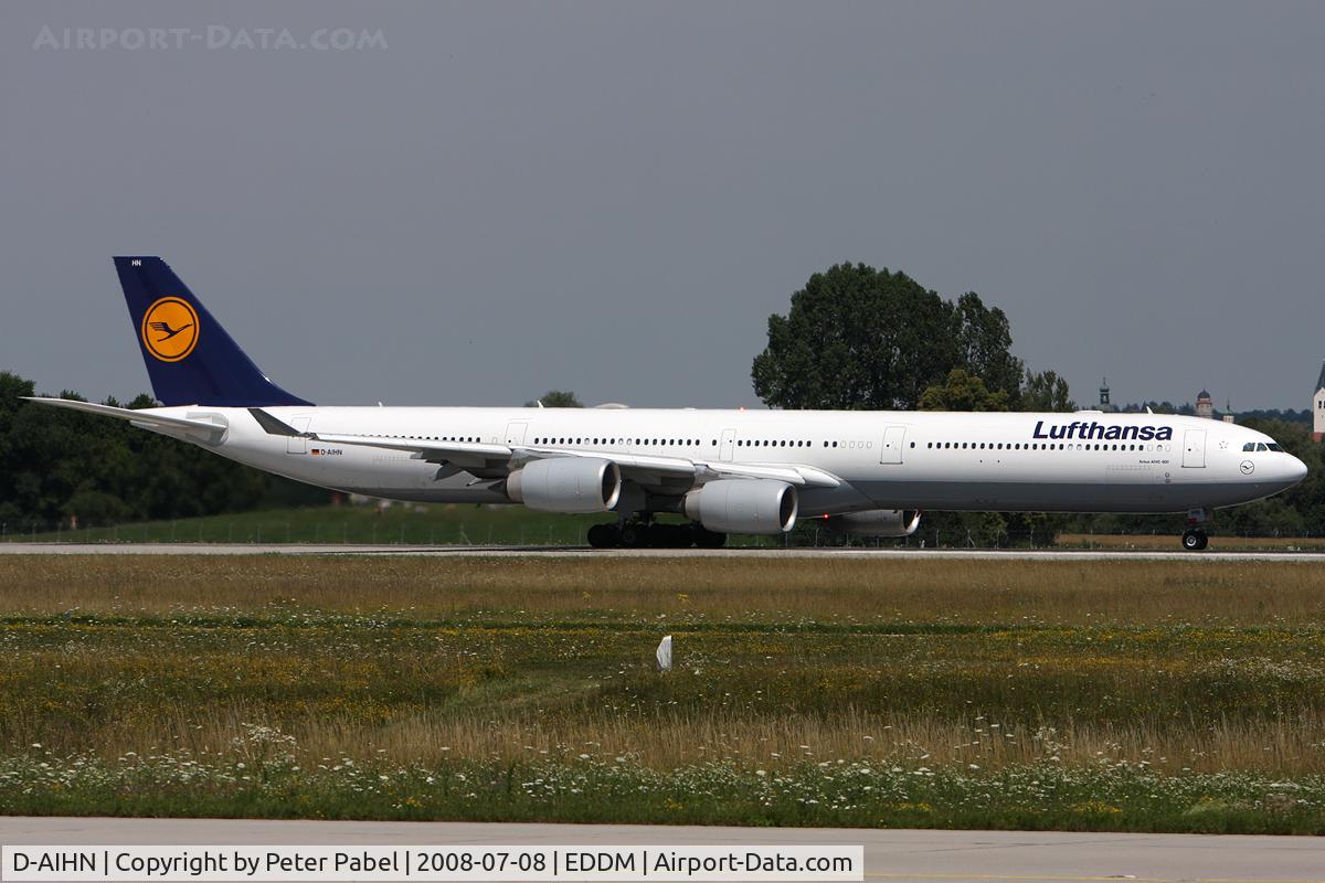 D-AIHN, 2006 Airbus A340-642 C/N 763, MUC Trip