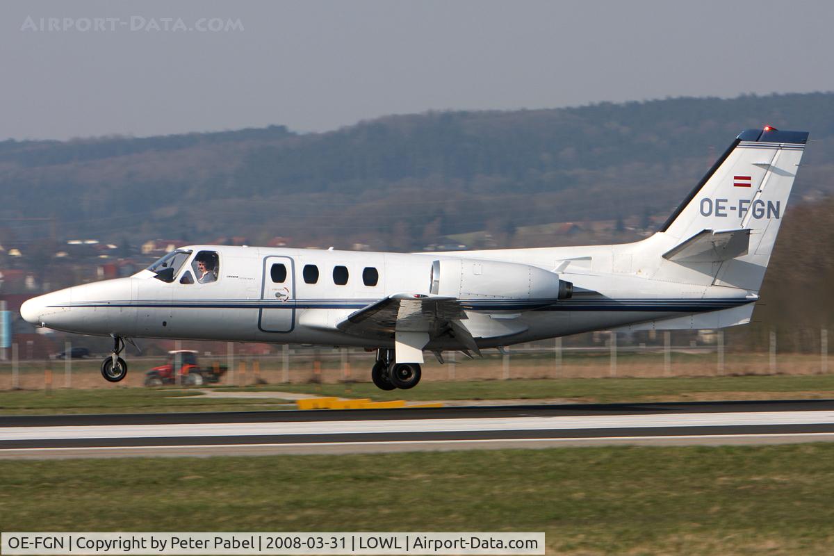 OE-FGN, 1975 Cessna 500 Citation I C/N 500-0291, LNZ