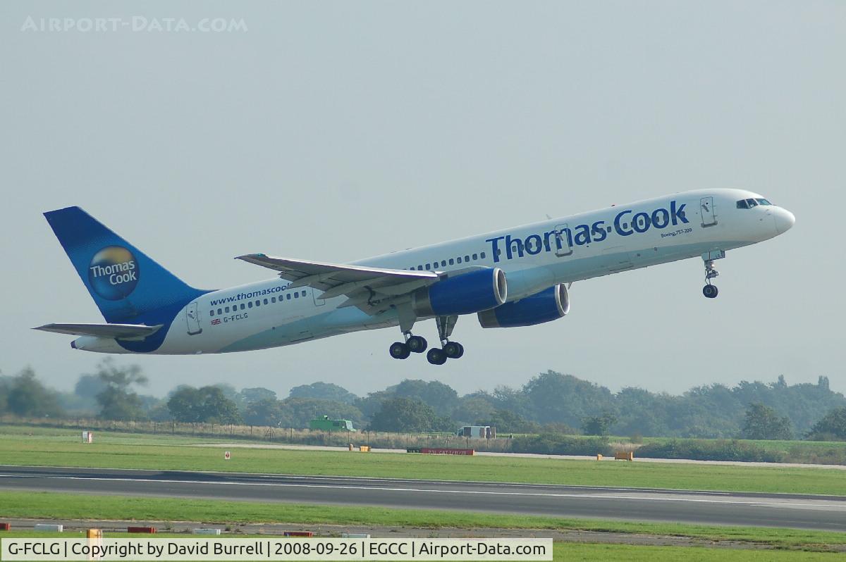 G-FCLG, 1988 Boeing 757-28A C/N 24367, Thona Cook - Taking Off