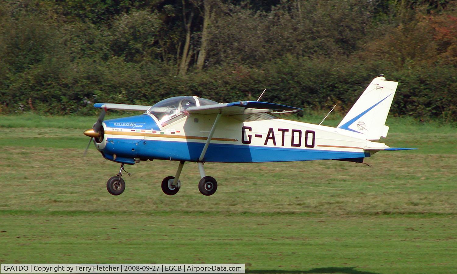 G-ATDO, 1965 Bolkow Bo-208C Junior C/N 576, Bolkow BO208C at Barton