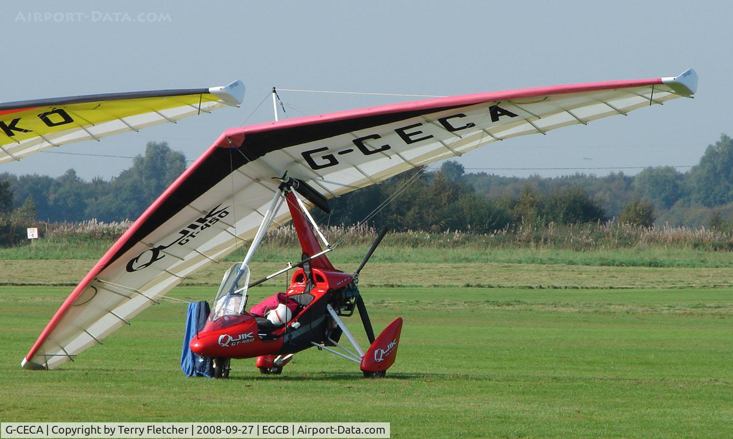 G-CECA, 2006 P&M Aviation Quik GT450 C/N 8185, Quik GT450photographed at Manchester Barton Open Day in Sept 2008