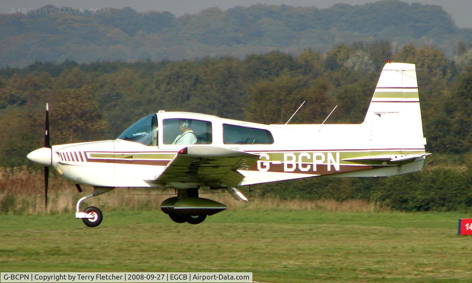 G-BCPN, 1974 Grumman American AA-5 Traveler C/N AA5-0665, Grumman AA-5 photographed at Manchester Barton Open Day in Sept 2008