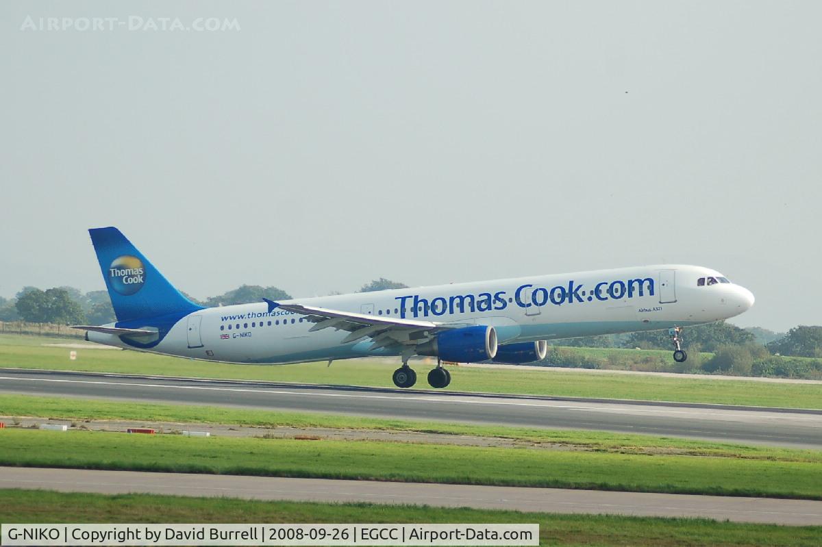 G-NIKO, 2000 Airbus A321-211 C/N 1250, Thomas Cook - Taking Off