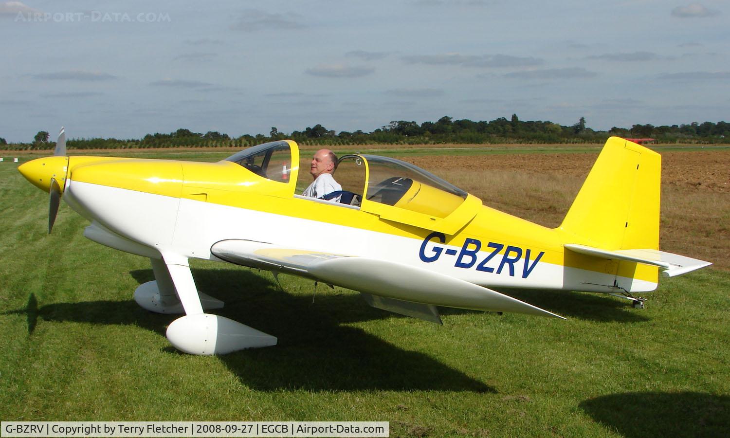 G-BZRV, 2002 Vans RV-6 C/N PFA 181A-13573, Vans RV-6 photographed at Manchester Barton Open Day in Sept 2008