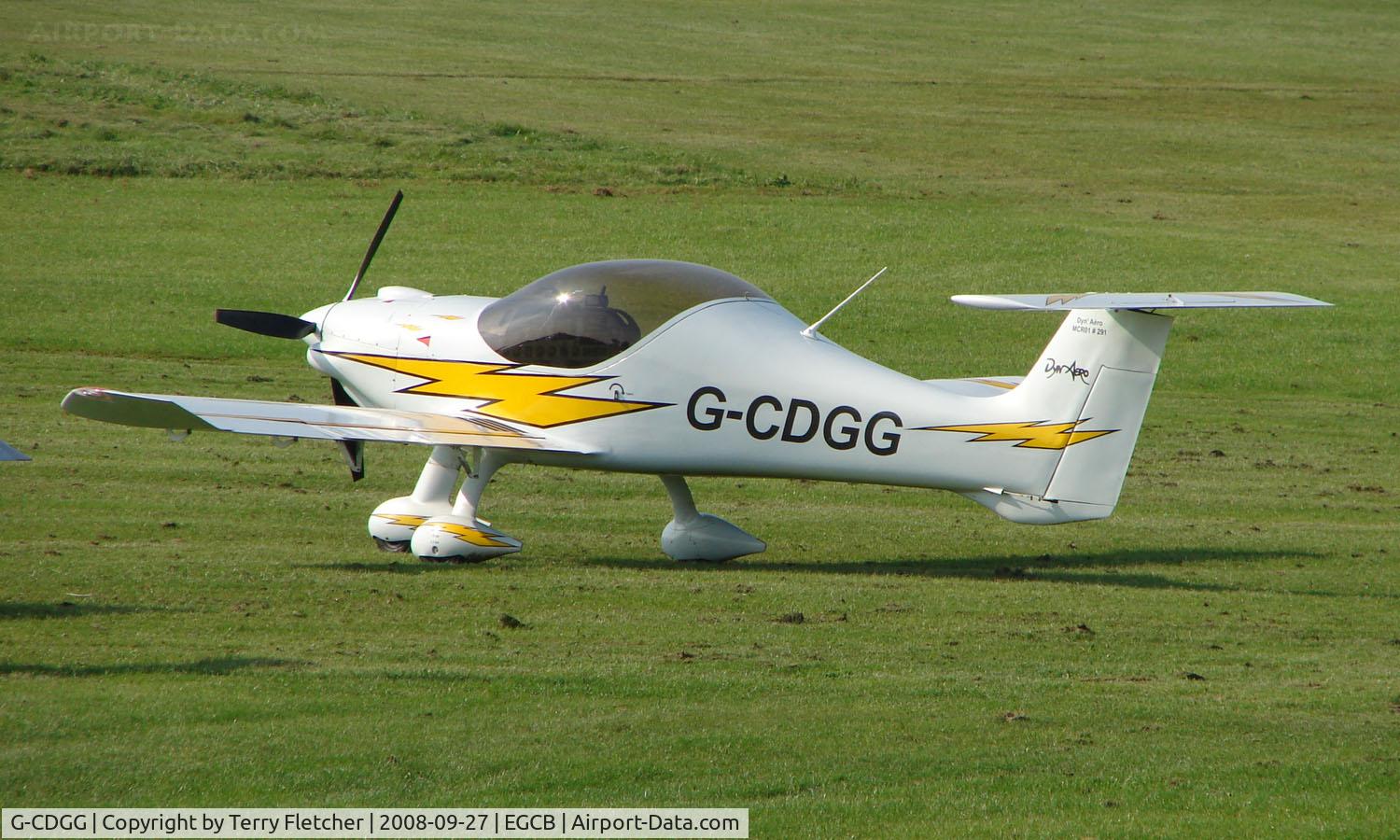 G-CDGG, 2004 Dyn'Aero MCR-01 Club C/N PFA 301A-14267, photographed at Manchester Barton Open Day in Sept 2008