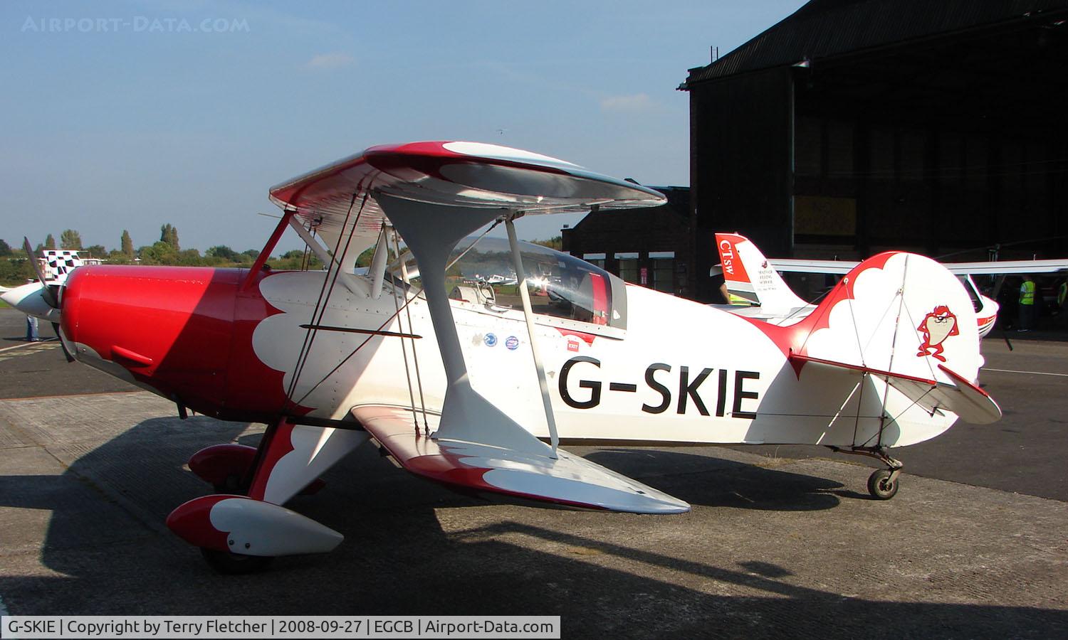 G-SKIE, 1989 Steen Skybolt C/N AACA/357, Skybolt photographed at Manchester Barton Open Day in Sept 2008