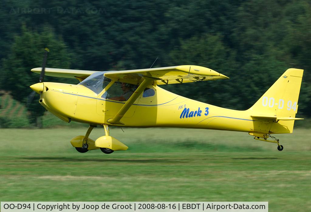OO-D94, B & F Technik FK-9 Mark 3 C/N 194, another ultra light at the old timer fly in.