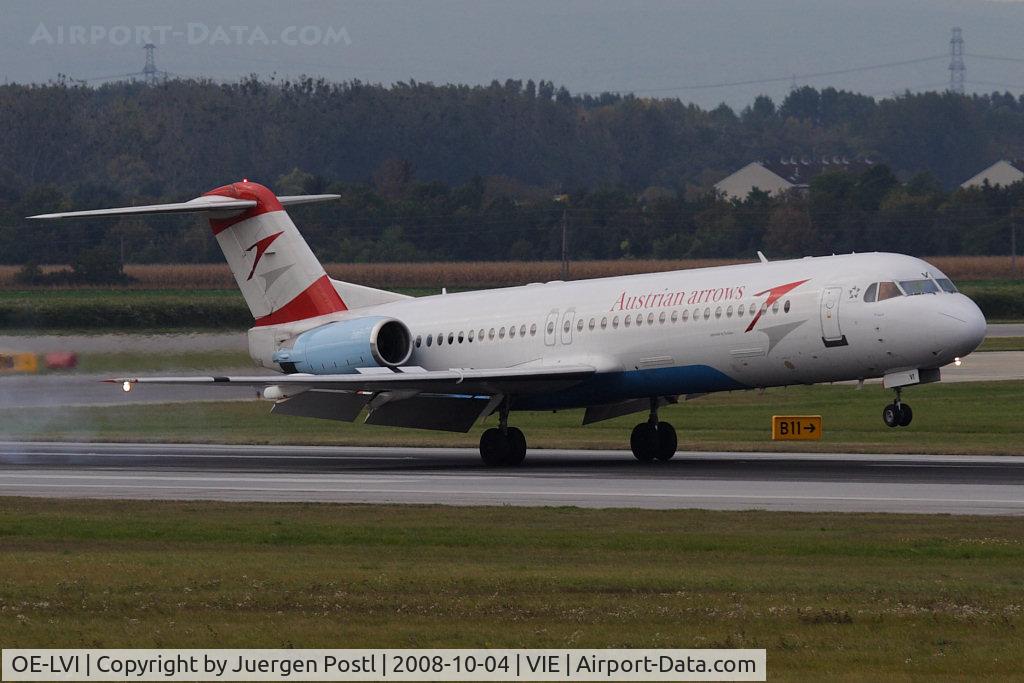 OE-LVI, 1993 Fokker 100 (F-28-0100) C/N 11468, Fokker 100