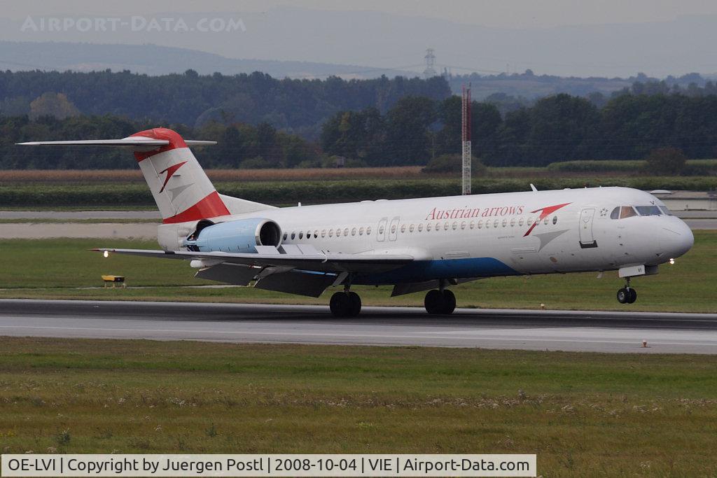 OE-LVI, 1993 Fokker 100 (F-28-0100) C/N 11468, Fokker 100