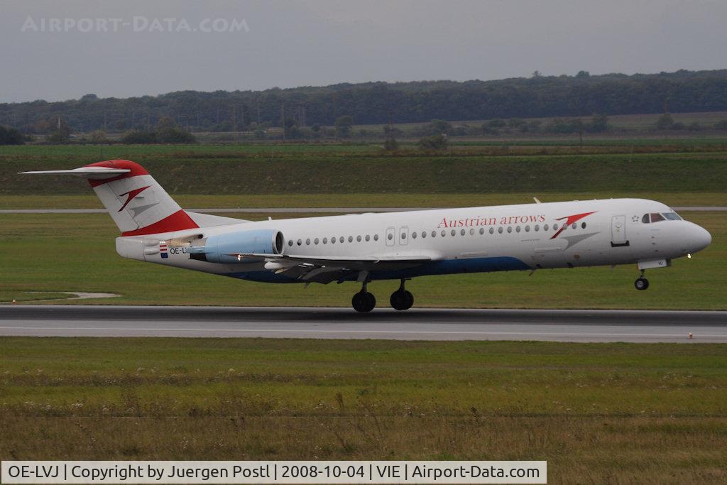 OE-LVJ, 1991 Fokker 100 (F-28-0100) C/N 11359, Fokker 100