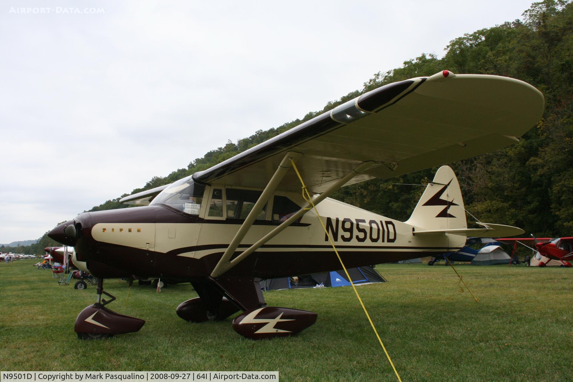 N9501D, 1958 Piper PA-22-160 Tri Pacer C/N 22-6416, Piper PA-22-160