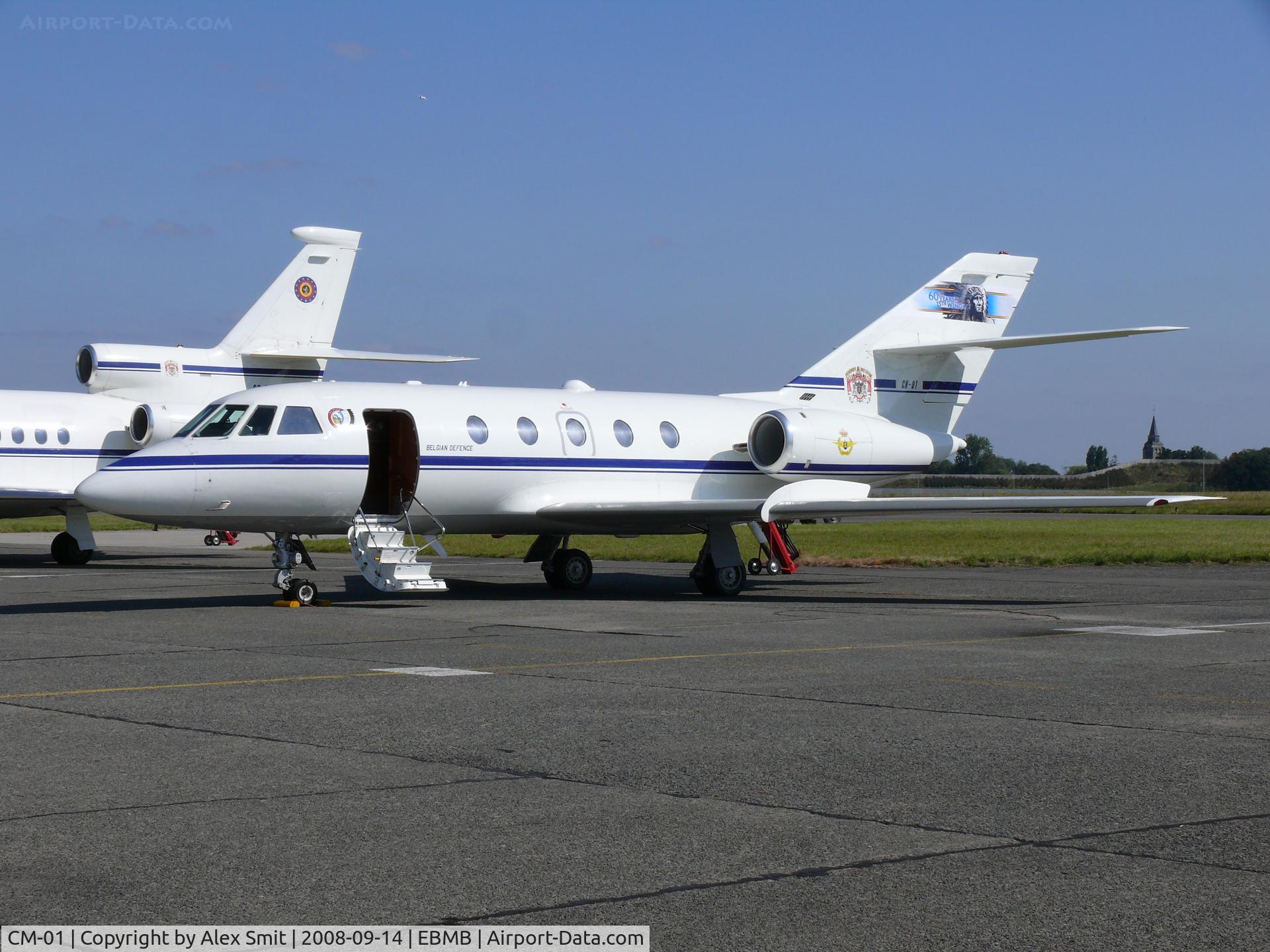 CM-01, 1973 Dassault Falcon (Mystere) 20E C/N 276, Dassault Falcon 20E CM-01 Belgian Air Component