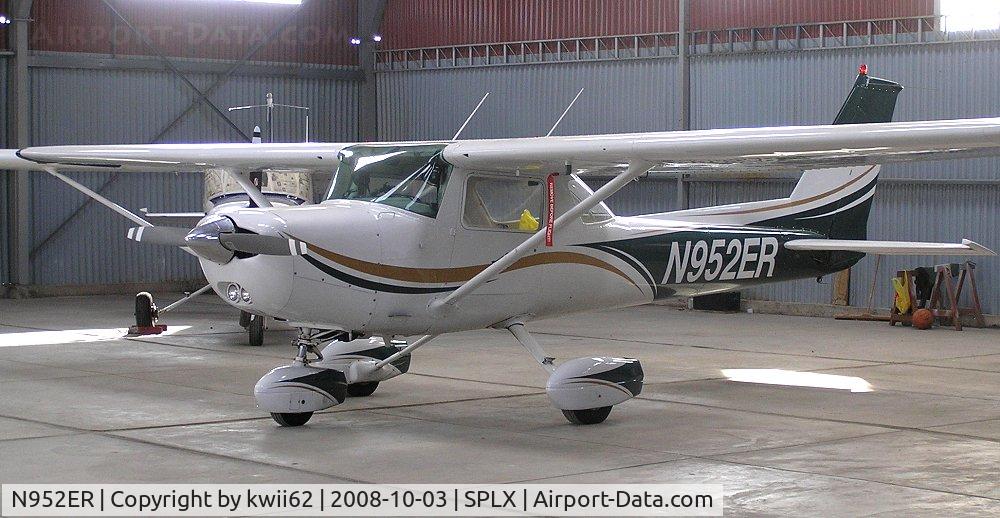 N952ER, 1979 Cessna 152 C/N 15283294, Seen during maintenance at Lima / Lib Mandi (SPLX) airfield in Peru