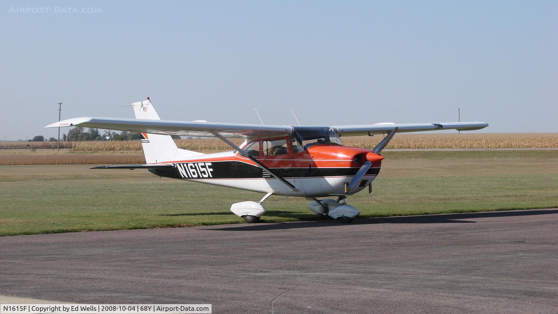 N1615F, 1966 Cessna 172H C/N 17255010, Fall day at 68Y